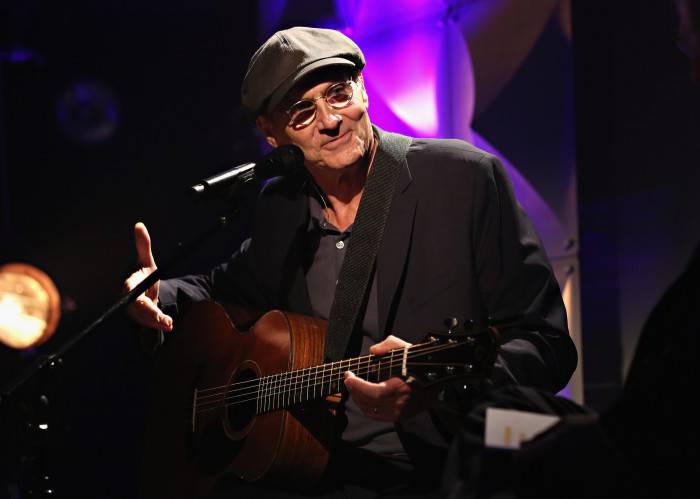 NEW YORK, NY - JUNE 22:  Singer-songwriter James Taylor performs during iHeartRadio ICONS with James Taylor presented by P.C. Richard & Son at iHeartRadio Theater on June 22, 2015 in New York City.  (Photo by Cindy Ord/Getty Images for iHeartRadio)