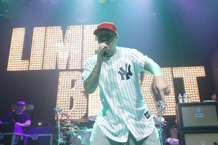 NEW YORK - MAY 05:  Fred Durst of Limp Bizkit performs on stage at Gramercy Theatre on May 5, 2010 in New York City.  (Photo by Neilson Barnard/Getty Images)