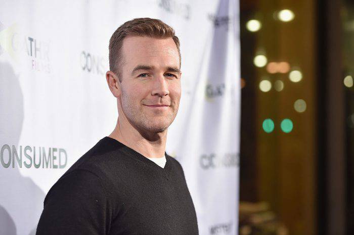BEVERLY HILLS, CA - NOVEMBER 11:  Actor James Van Der Beek attends the Los Angeles premiere of Mister Lister Films' "Consumed"  at Laemmle Music Hall on November 11, 2015 in Beverly Hills, California.  (Photo by Alberto E. Rodriguez/Getty Images)