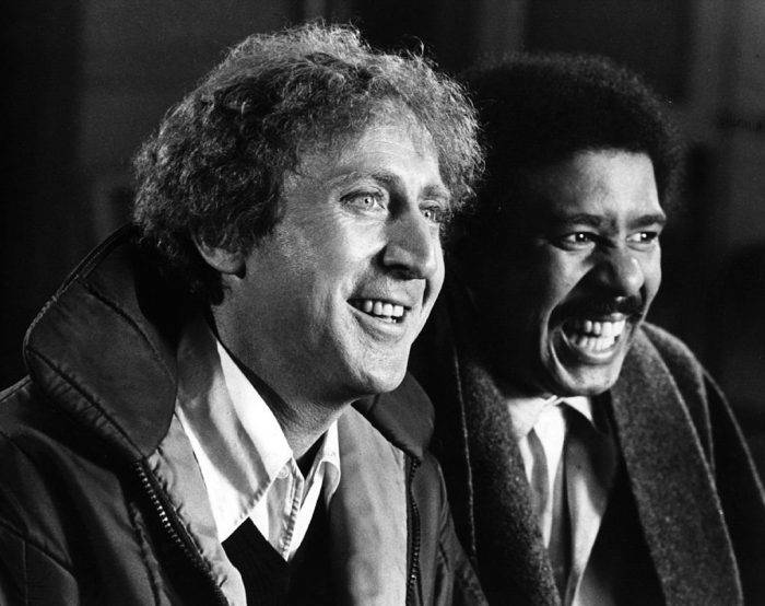 American comic actor Gene Wilder, originally Jerry Silkman stars with nightclub comedian Richard Pryor in the action comedy 'Silver Streak'. Directed by Arthur Hiller, the film was chosen for the 31st Royal Film Festival.   (Photo by Hulton Archive/Getty Images)