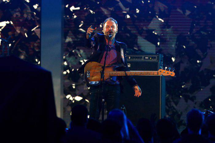 TORONTO, ON - FEBRUARY 14:  Musician Sting performs at halftime during the NBA All-Star Game 2016 at the Air Canada Centre on February 14, 2016 in Toronto, Ontario. NOTE TO USER: User expressly acknowledges and agrees that, by downloading and/or using this Photograph, user is consenting to the terms and conditions of the Getty Images License Agreement.  (Photo by Elsa/Getty Images)