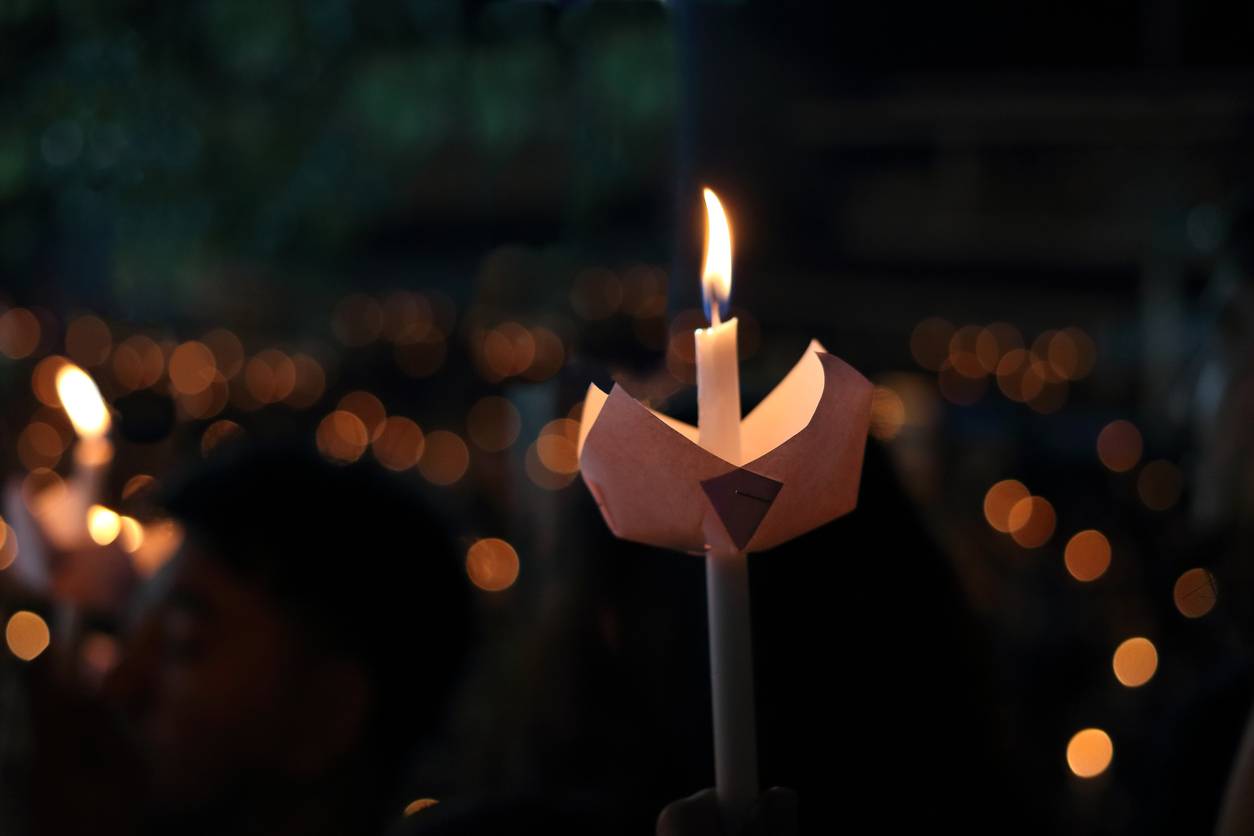 candela lutto