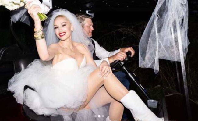 gwen stefani vestito sposa