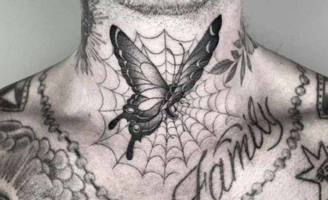 adam levine tatuaggio collo