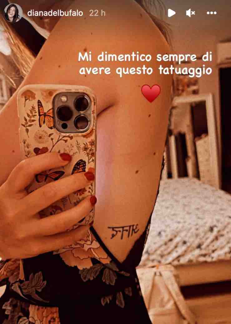 tatuaggio diana del bufalo