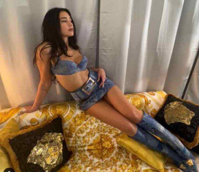 dua lipa minigonna