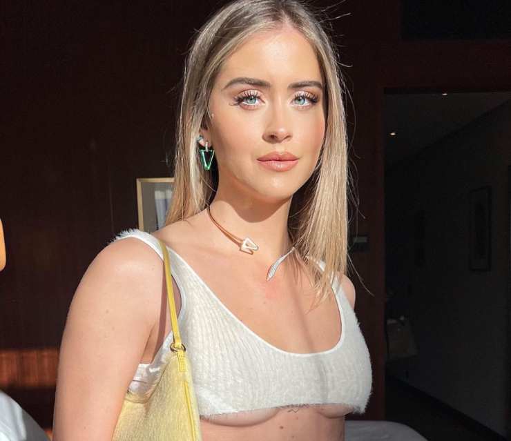 Valentina Ferragni con mini abito