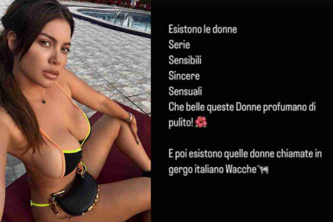 Wanda Nara e il messaggio