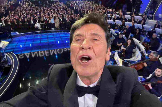 Gianni Morandi sanremo episodio incredibile