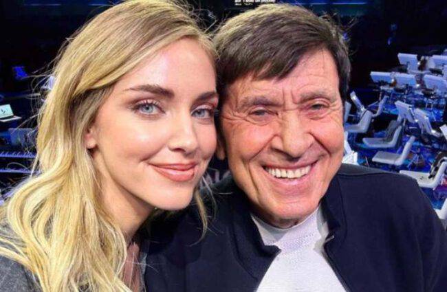 Chiara Ferragni e Gianni Morandi