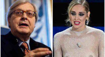 Festival, Sgarbi fa a pezzi la Ferragni: “Inetta e capra” | La reazione dell’influencer