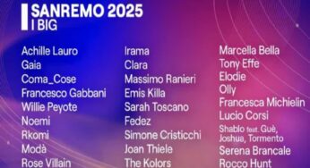 Sanremo 2025, quali sono i big che hanno le canzoni scritte dagli stessi autori. Polemica all’Ariston